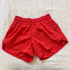 Women’s Red Athletic Shorts - Lightweight Active Shorts